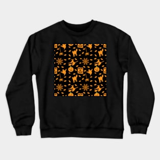 Halloween Pattern Crewneck Sweatshirt